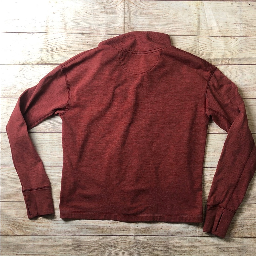 Outdoor Voices Rust Quarter-Zip‎ Top - Picture 4 of 4